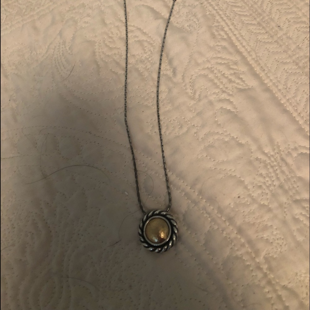Brighton reversible silver/gold necklace